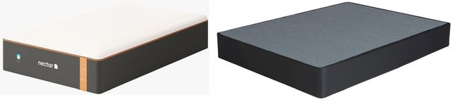 Nectar Premier Copper 14" Memory Foam Queen Mattress in a Box and Foundation Set-0