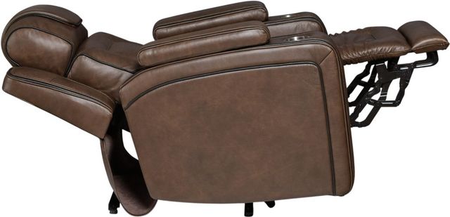 Signature Design by Ashley® Stargin Hickory Power Recliner with Adjustable Headrest-1