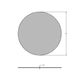 Amisco Customizable Dalia Thermo Fused Laminate Bar Table with Metal Turnip Base-4