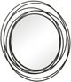 Uttermost® Whirlwind Satin Black Round Mirror-4