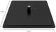 ZLINE Bliss Matte Black 16" Shower Head-5