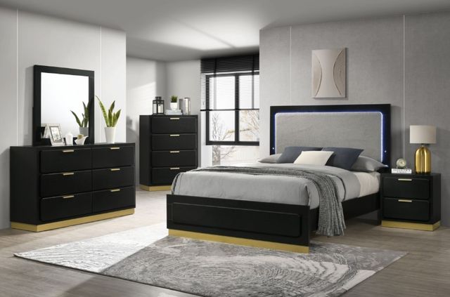 Coaster® Caraway Black Dresser Mirror-3