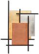 Currey & Company Yves Contemporary Gold Leaf Wall Sconce-1