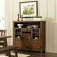 Jofran Inc. Cannon Valley Brown Wine Cabinet-1