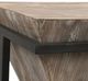 Uttermost® Bertrand Gray Wash Accent Table with Aged Black Base-4
