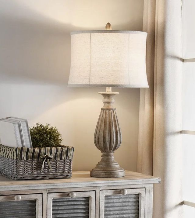 Stylecraft Old Khaki Balluster Table Lamp-4