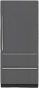 Sub-Zero® Designer Series 36" 19.6 Cu. Ft. Panel Ready Built-In Right Hinge Bottom Freezer Refrigerator-0