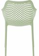 Meridian Furniture Mykonos Mint Plastic Outdoor Patio Dining Chair-3