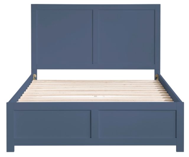 Homelegance® Nora Blue Full Platform Bed-2
