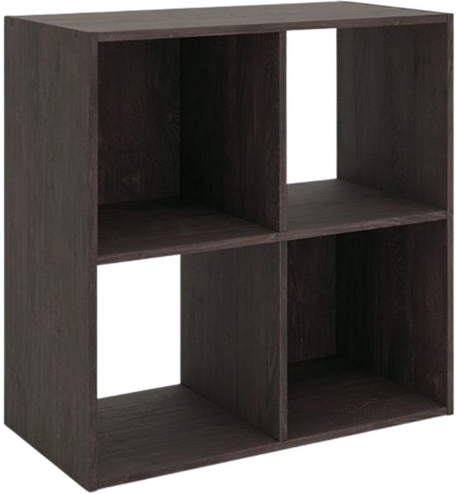 Signature Design by Ashley® Piperton Dark Charcoal Four Cube Organizer-0