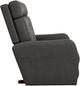 La-Z-Boy® Lennon Charcoal Leather Power Rocking Recliner with Heat and Massage-2