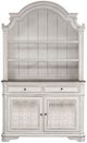 Liberty Furniture Magnolia Manor Antique White/Weathered Bark Hutch and Buffet-2