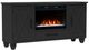 Legends Home Real Cozy Liberty Seal Skin Black Fireplace Console-0