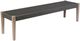 Armen Living Rhett Charcoal/Light Eucalyptus Rope/Wood Outdoor Bench-0