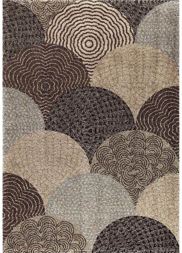 Orian Wild Weave Oystershell Seal Black 5'3" x 7'6" Rug-0