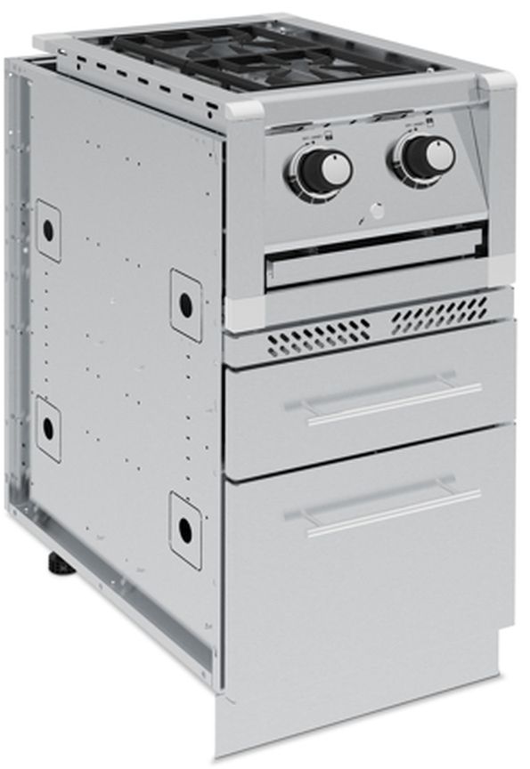Broil King® S 200 Stainless Steel 2-Drawer Cabinet-3