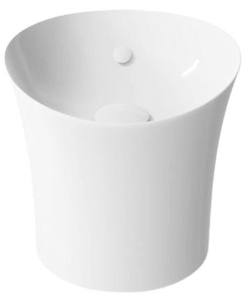 Kohler Veil™ White 16" Round Vessel Bathroom Sink or Pedestal Sink Basin-4