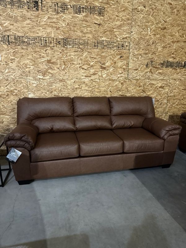 Clearance Signature Design by Ashley® WillowBend Caramel Sofa-0