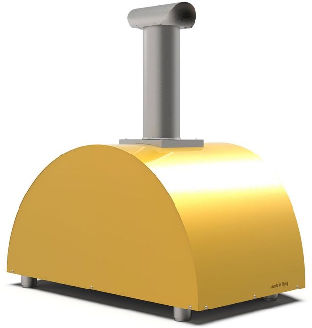 Alfa Moderno 3 Pizze 43" Fire Yellow Wood Pizza Oven-4