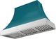 AGA Cascade 36" Salcombe Blue Wall Mounted Range Hood  with Antique Brass Trim-0