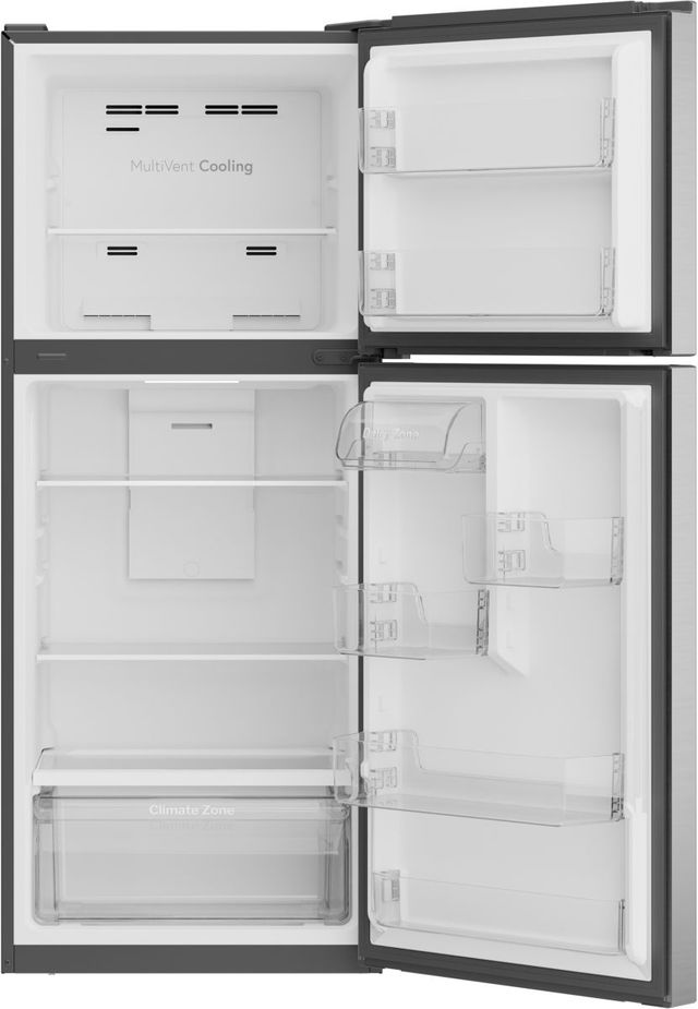 GE® ENERGY STAR® 24" 11.9 Cu. Ft. Stainless Steel Counter Depth Top Freezer Refrigerator-1