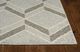 KAS Rugs Lucia Gray Herringbone 5'x8' Area Rug-1
