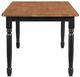 Coaster® Hollyoak 5-Piece Black/Walnut Dining Set-3