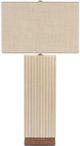 Currey & Company Dalmeny Marshmallow/Whitewash Table Lamp-2