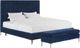 TOV Furniture Delilah Navy Queen Textured Velvet Bed-3