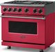 Viking® 7 Series 36" Valentine Pro Style Dual Fuel Range with Griddle-3