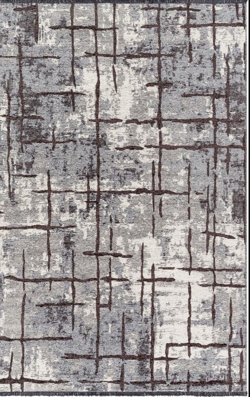 Surya Toscana Charcoal/Cream/Slate 3'x5' Area Rug-0