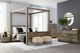 Signature Design by Ashley® Shallifer 3-Piece Brown Queen Canopy Bed Set-4
