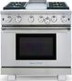 American Range Performer Series 36" Stainless Steel Pro Style Gas Range-0