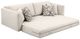 Legends Home Radi Maya Oatmeal Convertible Sofa-0
