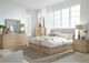Modus Furniture Penny Buff Cream Ash/Oatmeal Queen Upholstered Platform Bed-1