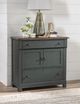 Legacy Classic Vintage Market Barnwood Oak/Mallard Green Accent Chest-3