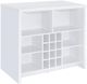 Coaster® Topanga White Bar Cabinet-0
