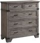 Intercon Forge Wire Brushed Steel Gray 5-Drawer Media Chest-0