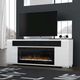 Dimplex® Haley White Media Console Electric Fireplace-1