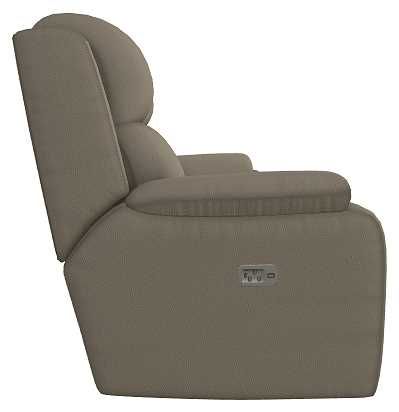 La-Z-Boy® Dorian Fossil Power Reclining Loveseat with Console, Headrest, and Lumbar-2
