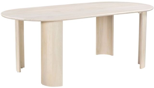 Zuo® Modern Risan Beige/Natural Dining Table-0