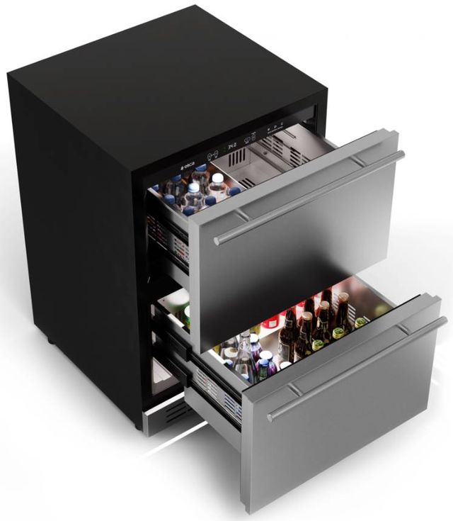 Elica Riserva 24" 4.7 Cu. Ft Panel Ready Convertible Refrigerator Drawer-2