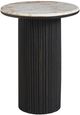 Renwil® Alessio Natural Side Table with Walnut Base-0