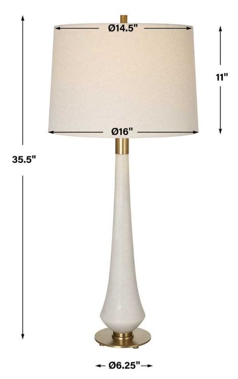 Uttermost® Marille Light Gray Table Lamp-2
