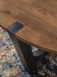 Signature Design by Ashley® Hanneforth Brown Coffee Table with Black Base-3
