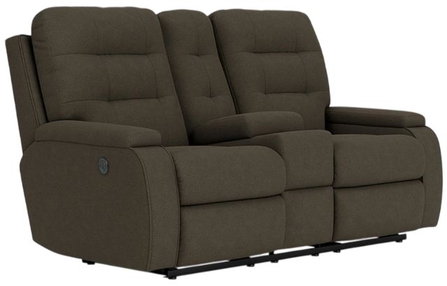 Flexsteel® Customizable Kerrie Power Reclining Loveseat with Console-0
