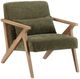Crestview Collection Wren Green/Light Natural Accent Chair-0