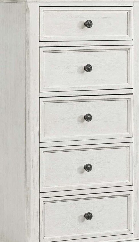 Westwood Design Olivia Brushed White Pier Chest-1