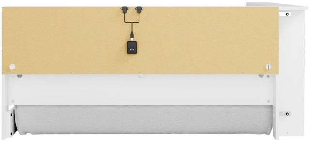 Signature Design by Ashley® Piperton White Youth Full Storage Bookcase Bed-3