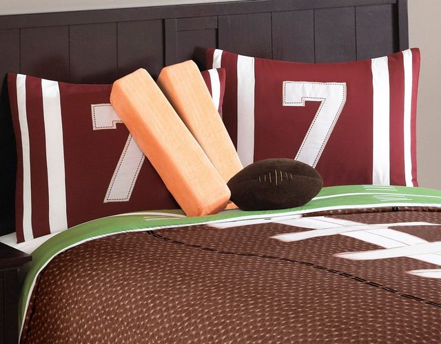 Hallmart Collectibles Touchdown 5-Piece Twin Comforter Set-2